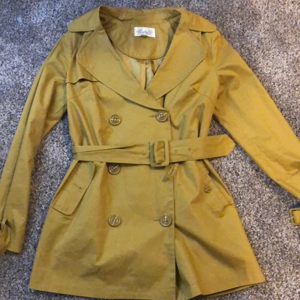 Mustard Pea Coat